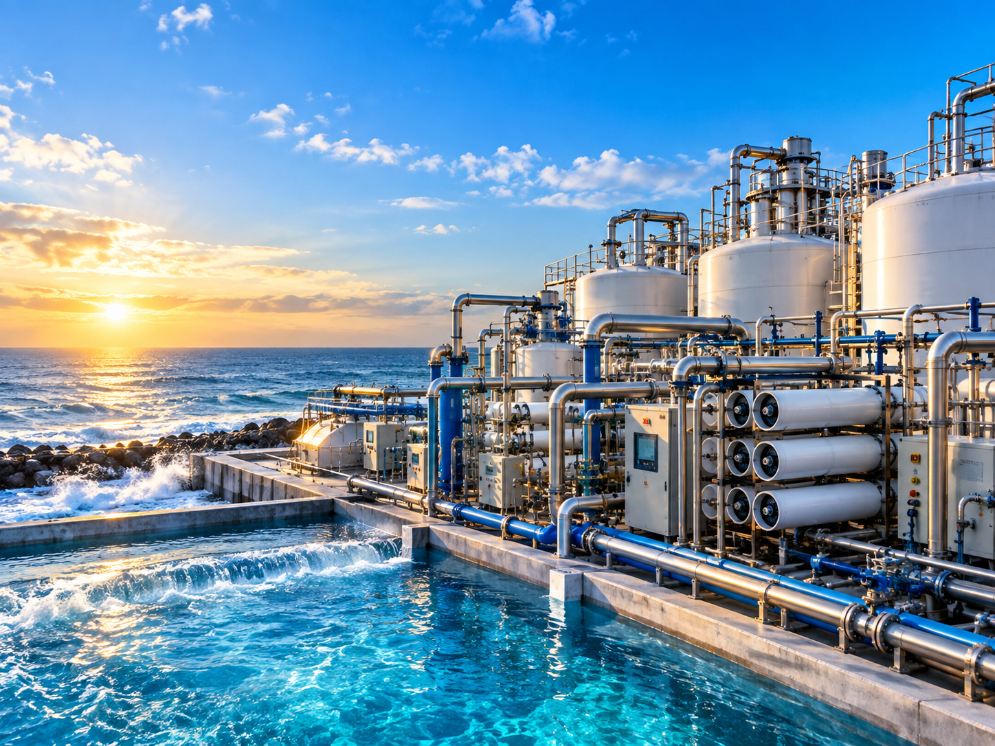 Desalination pre-treatment