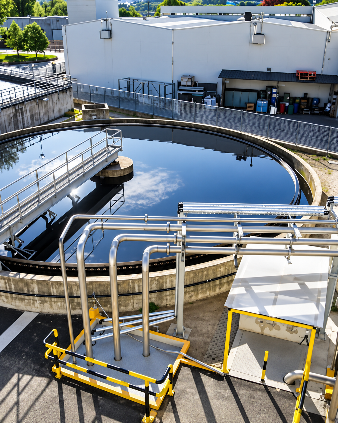 Clarifier and settling tank